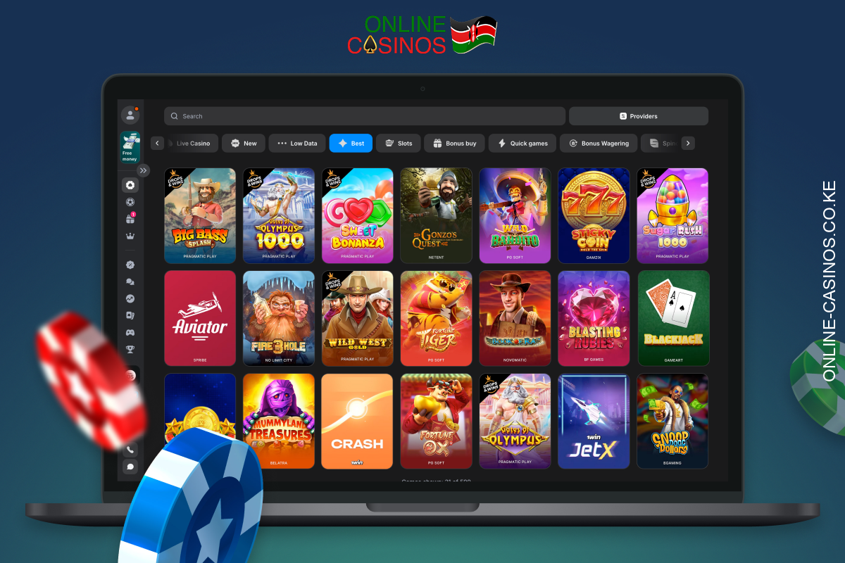 The best online casinos in Kenya offer their users attractive bonuses, high-quality games, licensed slot machines, and much more